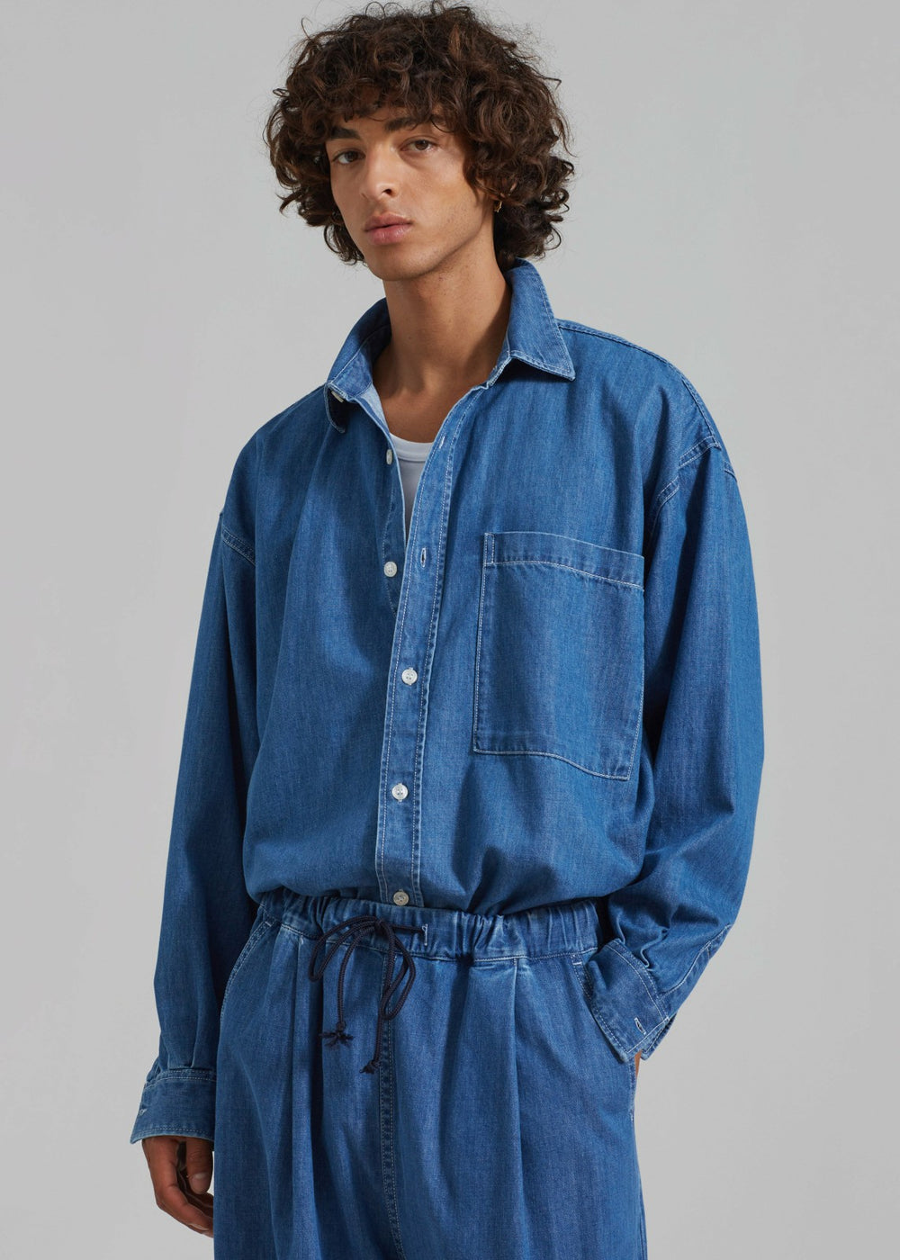 Tanner Denim Shirt - Medium Wash