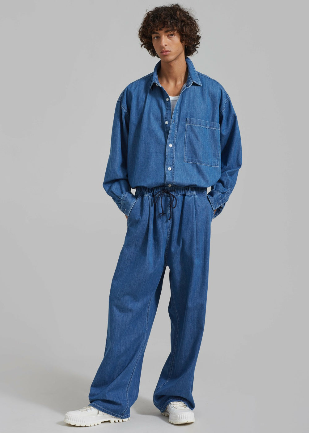 Tanner Denim Shirt - Medium Wash