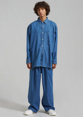 Tanner Denim Shirt - Medium Wash