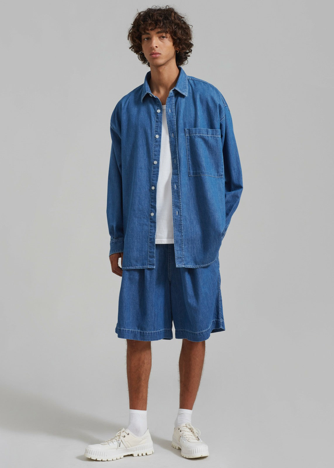 Tanner Denim Shirt - Medium Wash