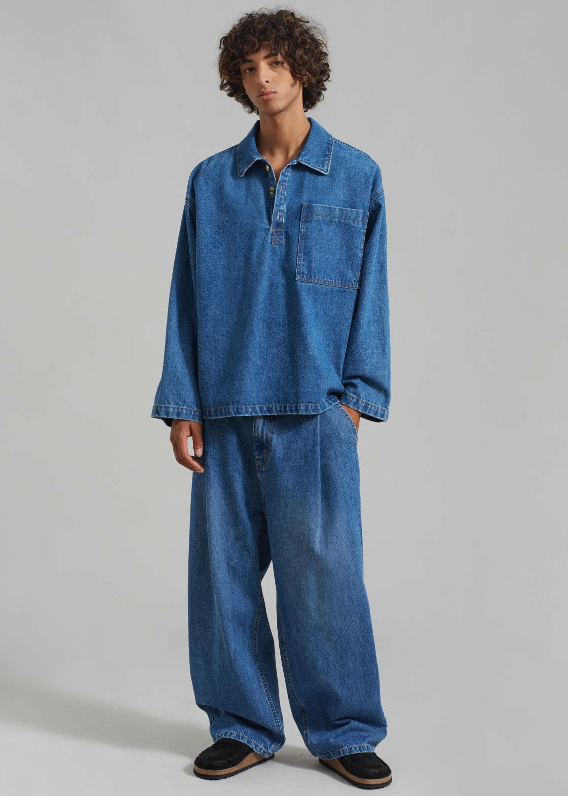 Drew Denim Pants - Medium Wash
