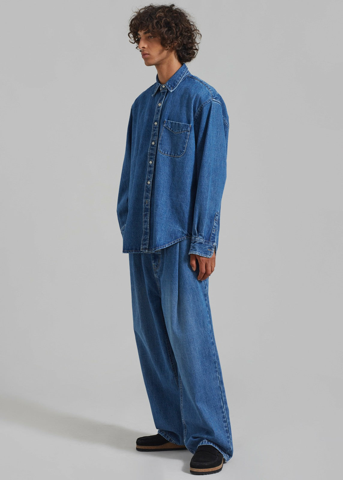 Sinclair Denim Shirt - Medium Wash