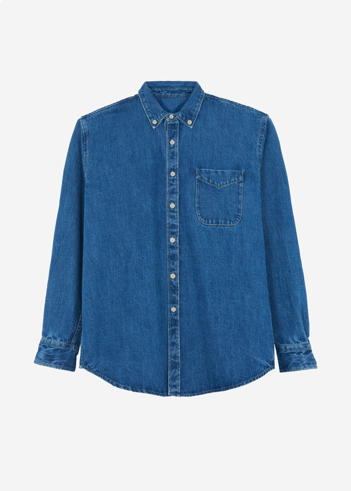 Sinclair Denim Shirt - Medium Wash