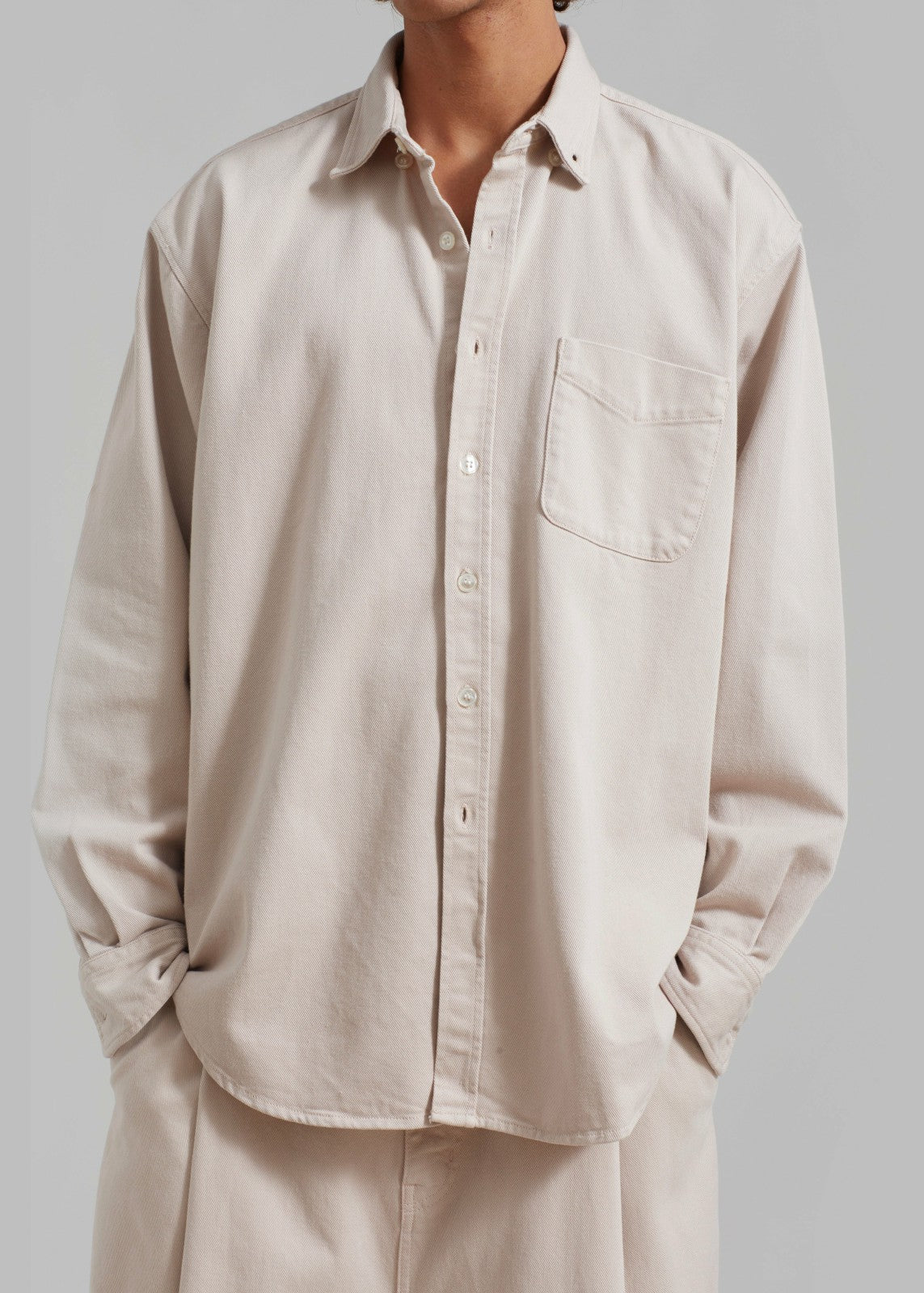 Sinclair Denim Shirt - Natural