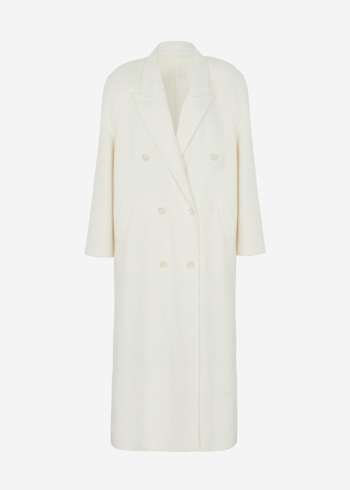 Gaia Double Breasted Coat - Ivory