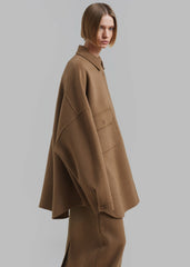 Dallas Wool Overshirt - Camel
